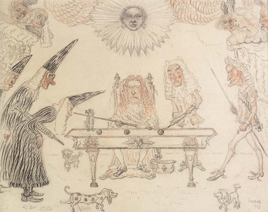 Louis Xiv Playing Billiards